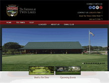 Tablet Screenshot of fairwaysattwinlakes.com